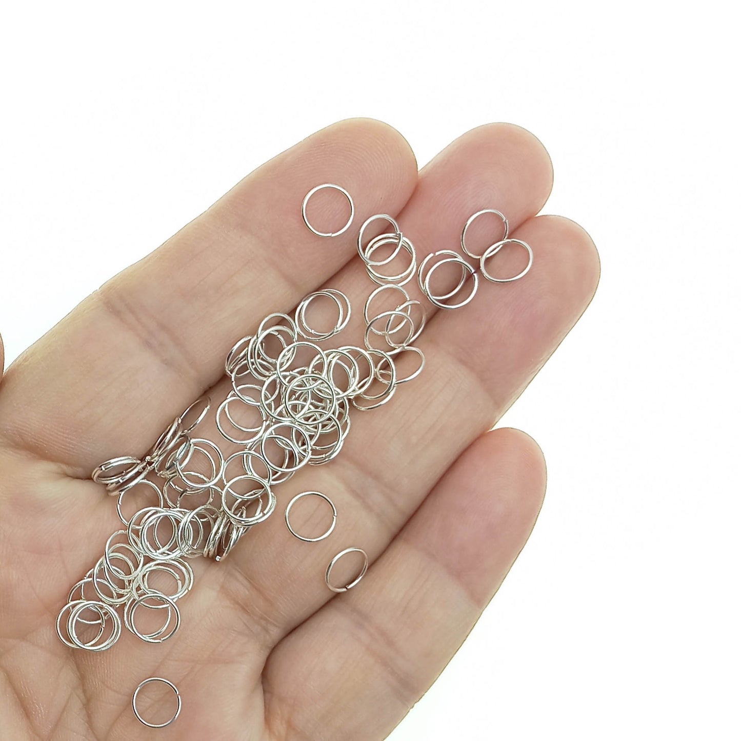 Argolla de Unión 7mm Color Plateado