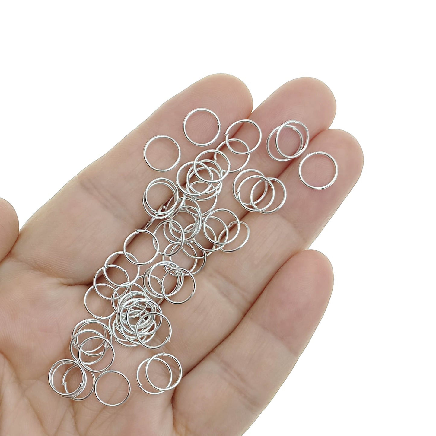 Argolla de Unión 9mm Color Plateado