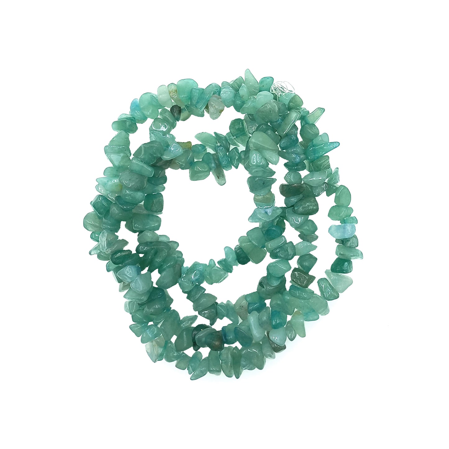 Tira Piedra Irregular Chipada Agata Verde