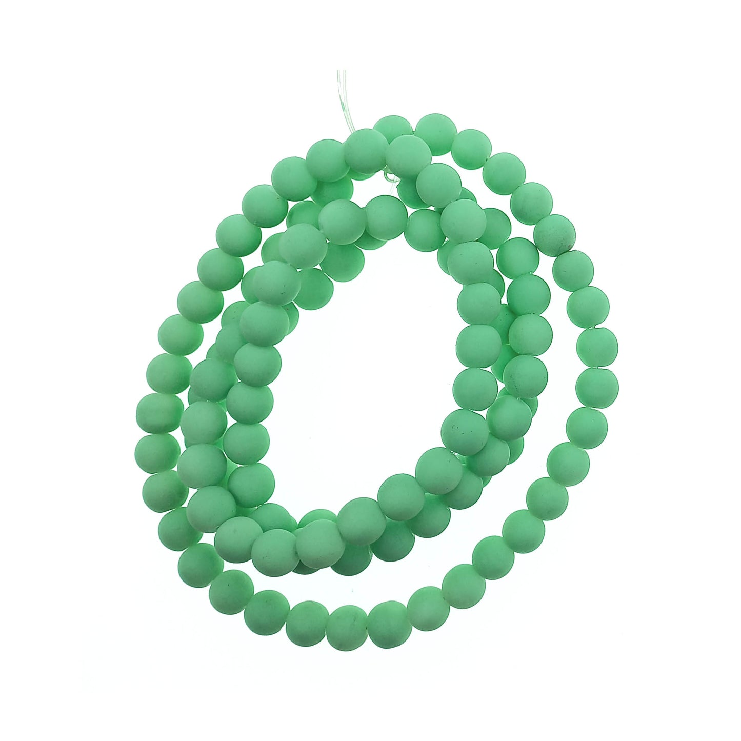 Tira Perla Engomado Verde 8mm 110uds aprox