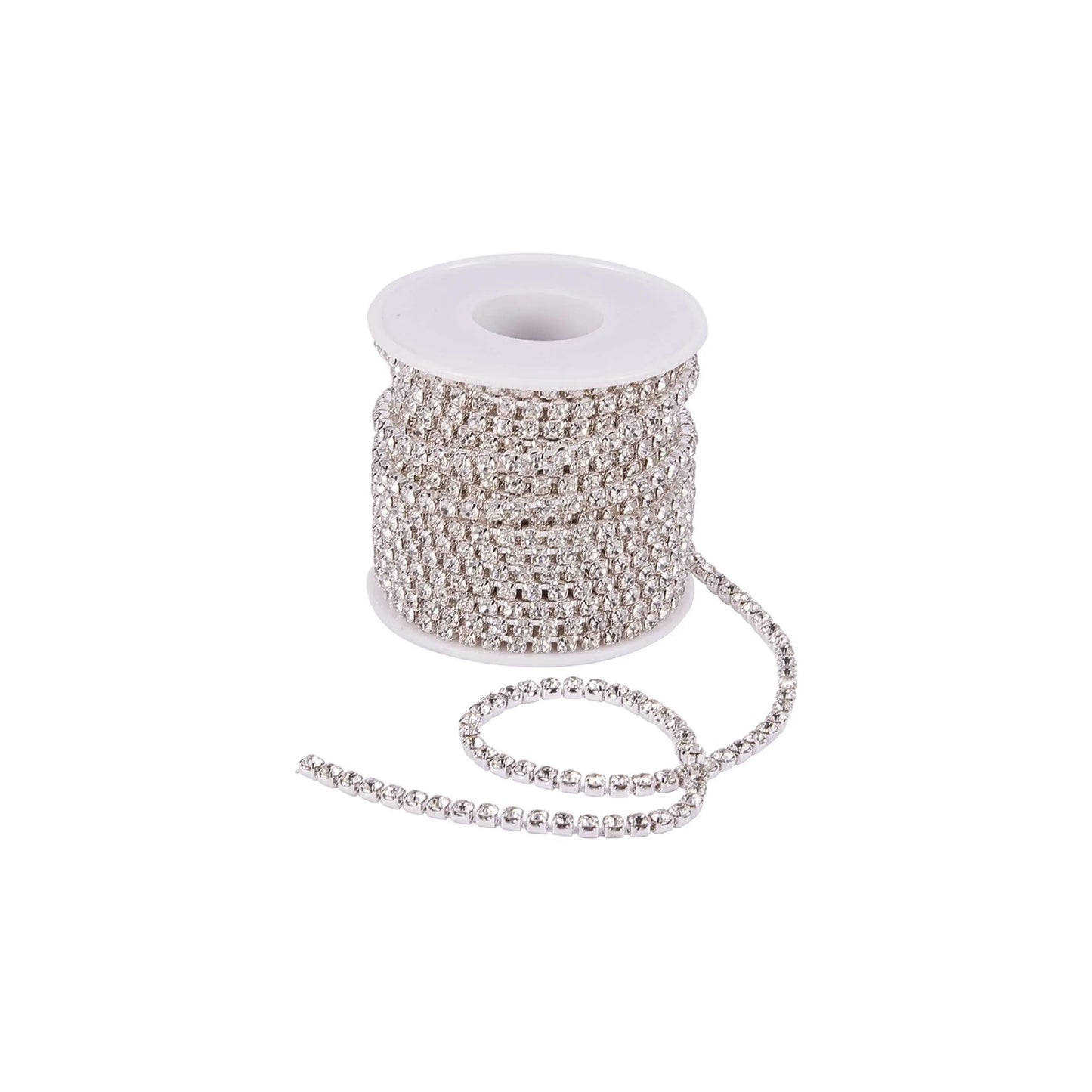 Strass Cadena Imitación Diamante 3.5mm Plateado - Bisuteria