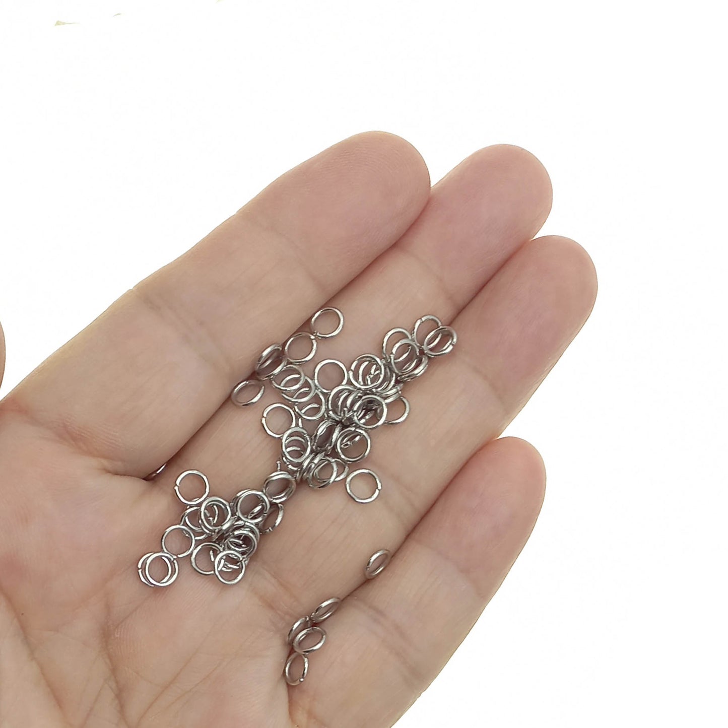 Argolla de Unión 5mm Color Niquelado