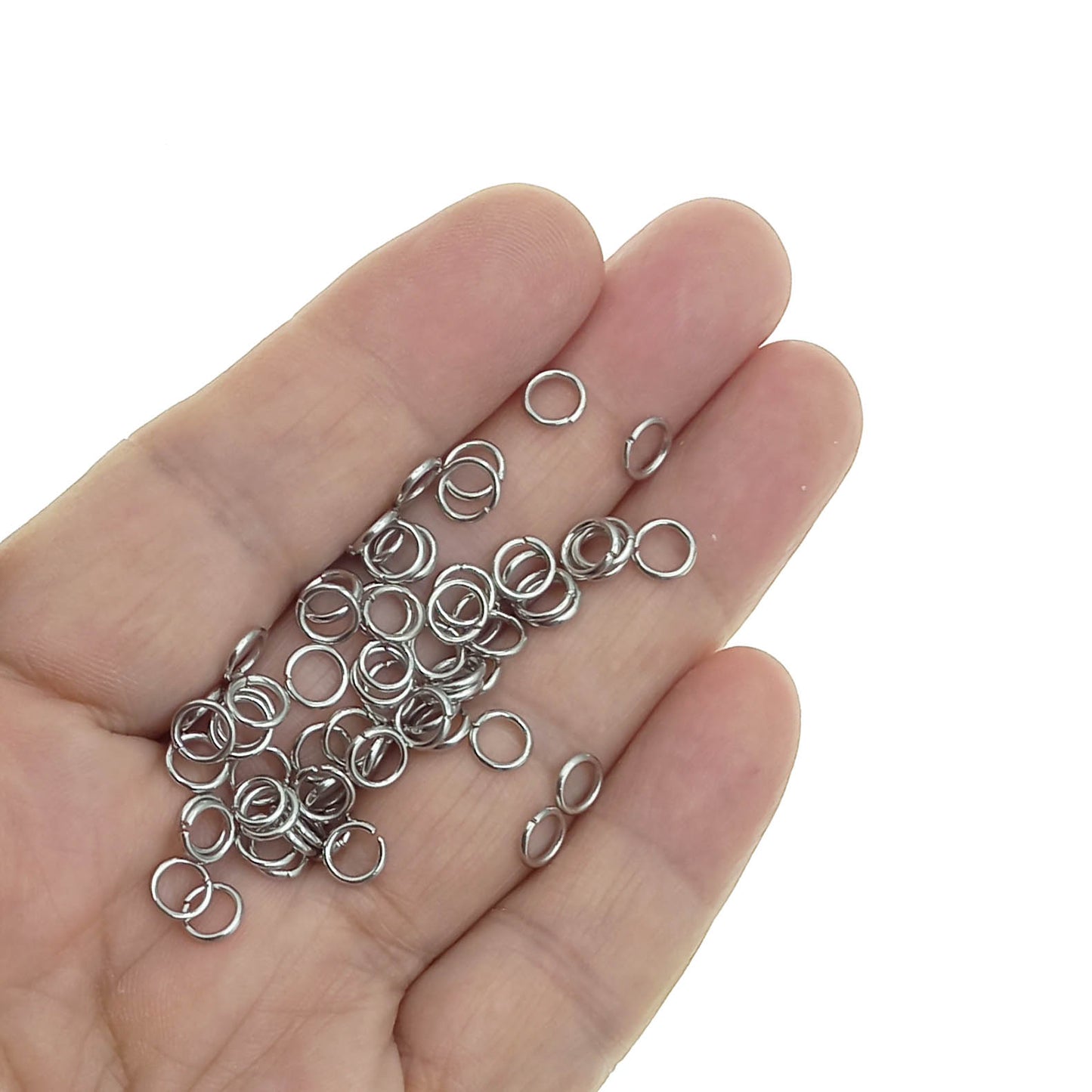 Argolla de Unión 6mm Color Niquelado