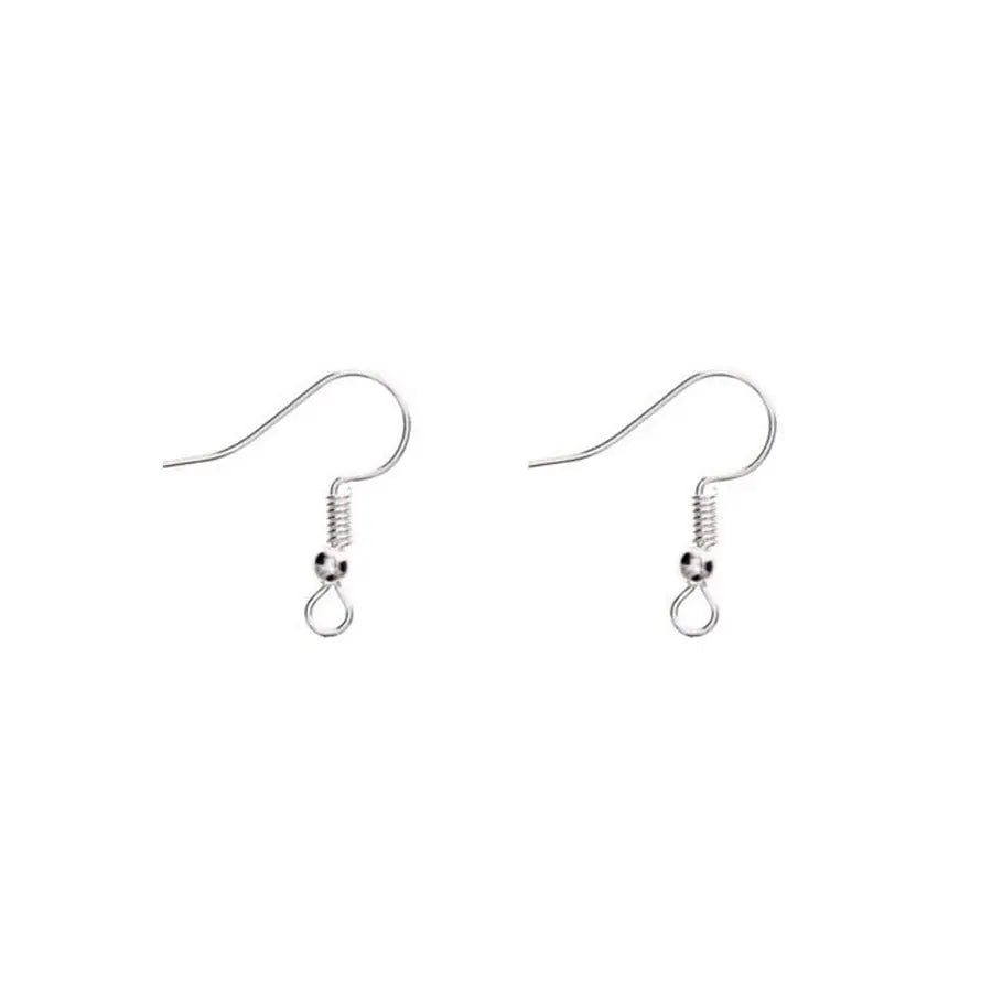 Ganchos Colgante de aros Plateado - Bisuteria