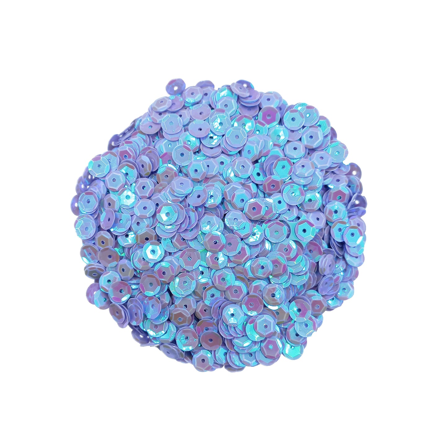 Lentejuela Tornasol 6mm Lila.