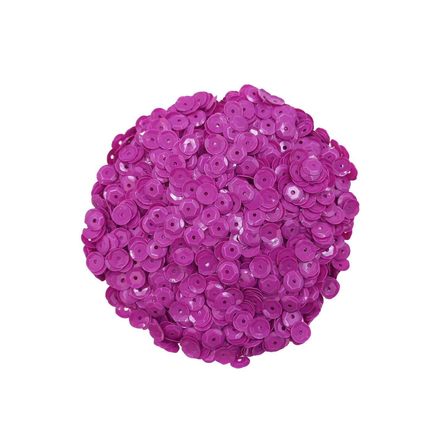 Lentejuela Opaco Magenta 6mm