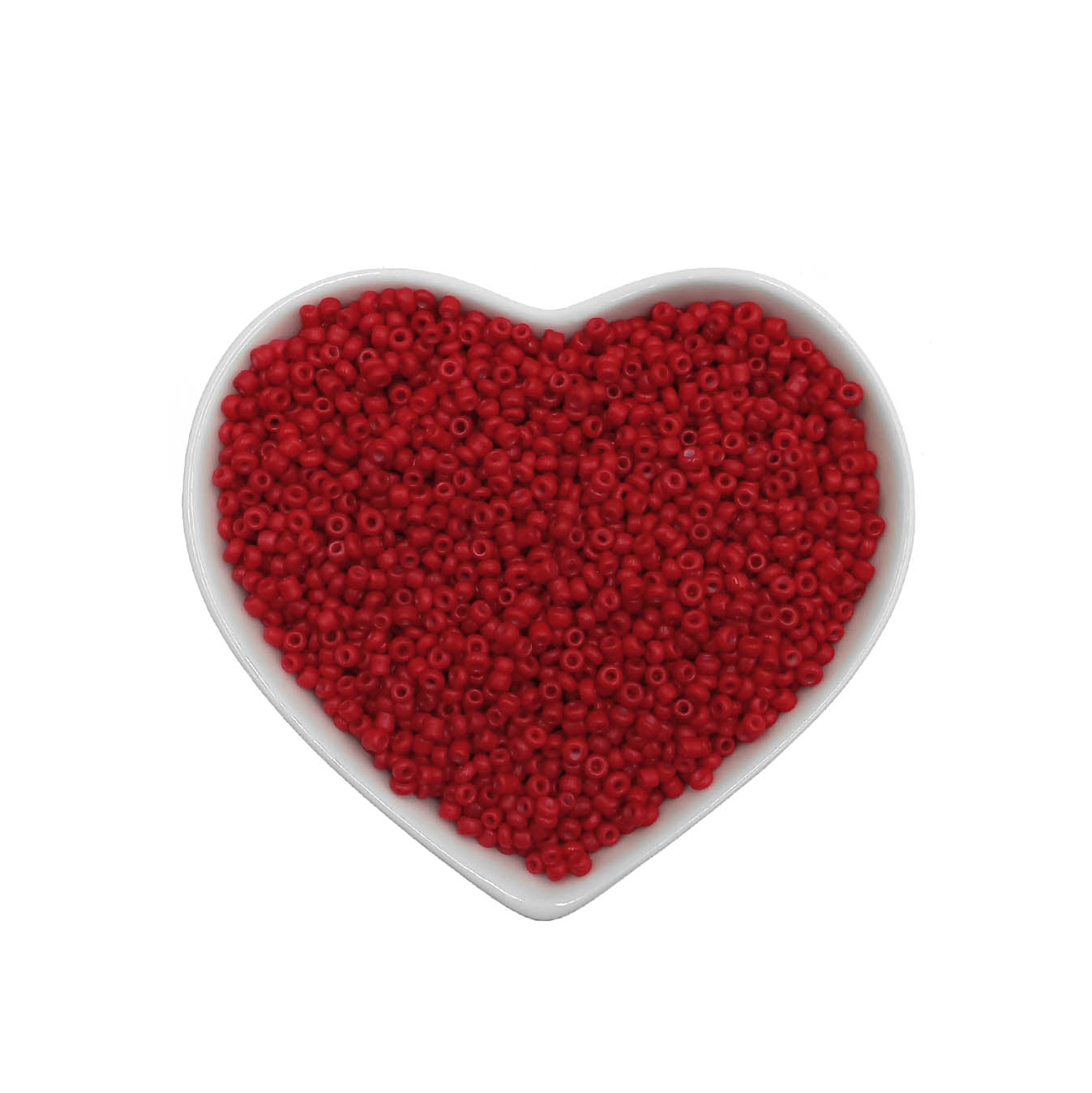 Mostacillas Rojo Opaco