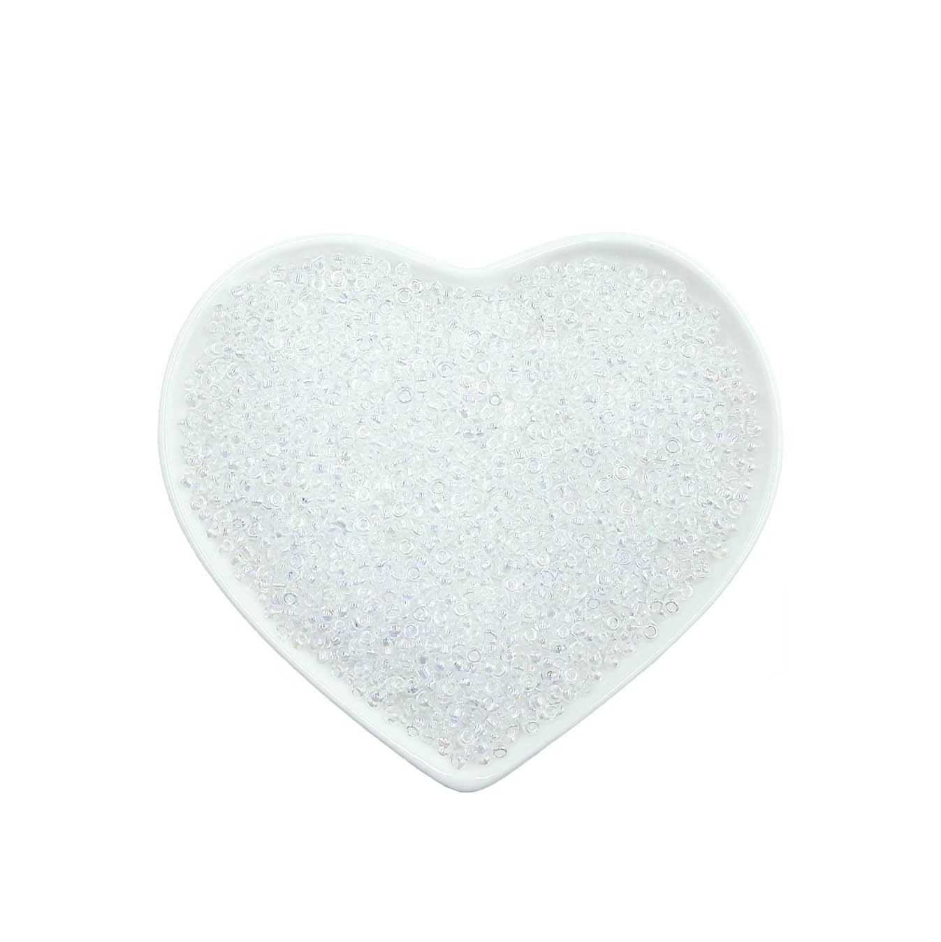 mostacillas transparente tornasol