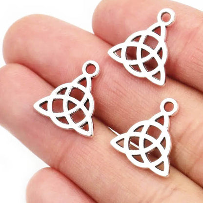 Dije Nudo Celta Triqueta 16x13mm - Bisuteria