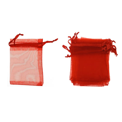 Bolsa Tela Organza Colores 7x9 - Bisuteria