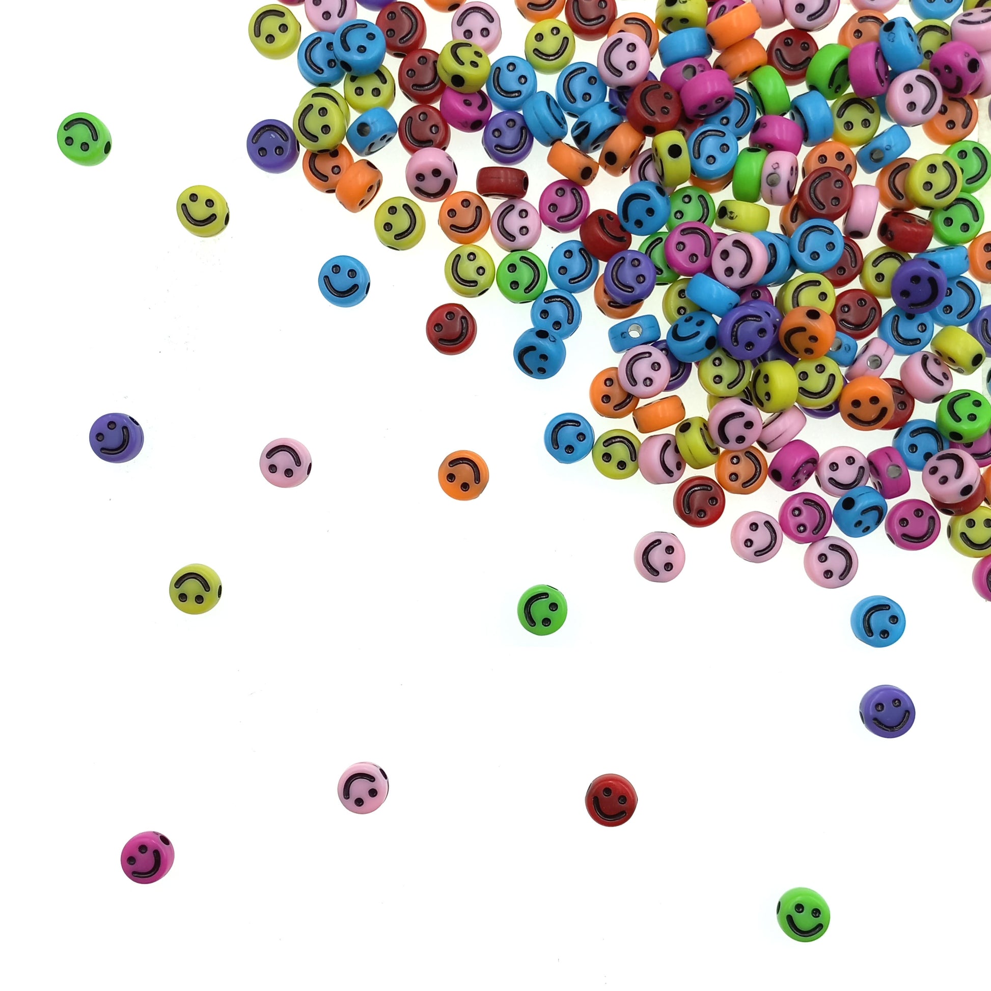 Carita Feliz Smiley Chico Surtido 7mm - Bisuteria