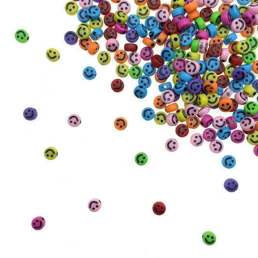 Carita Feliz Smiley Chico Surtido 7mm - Bisuteria