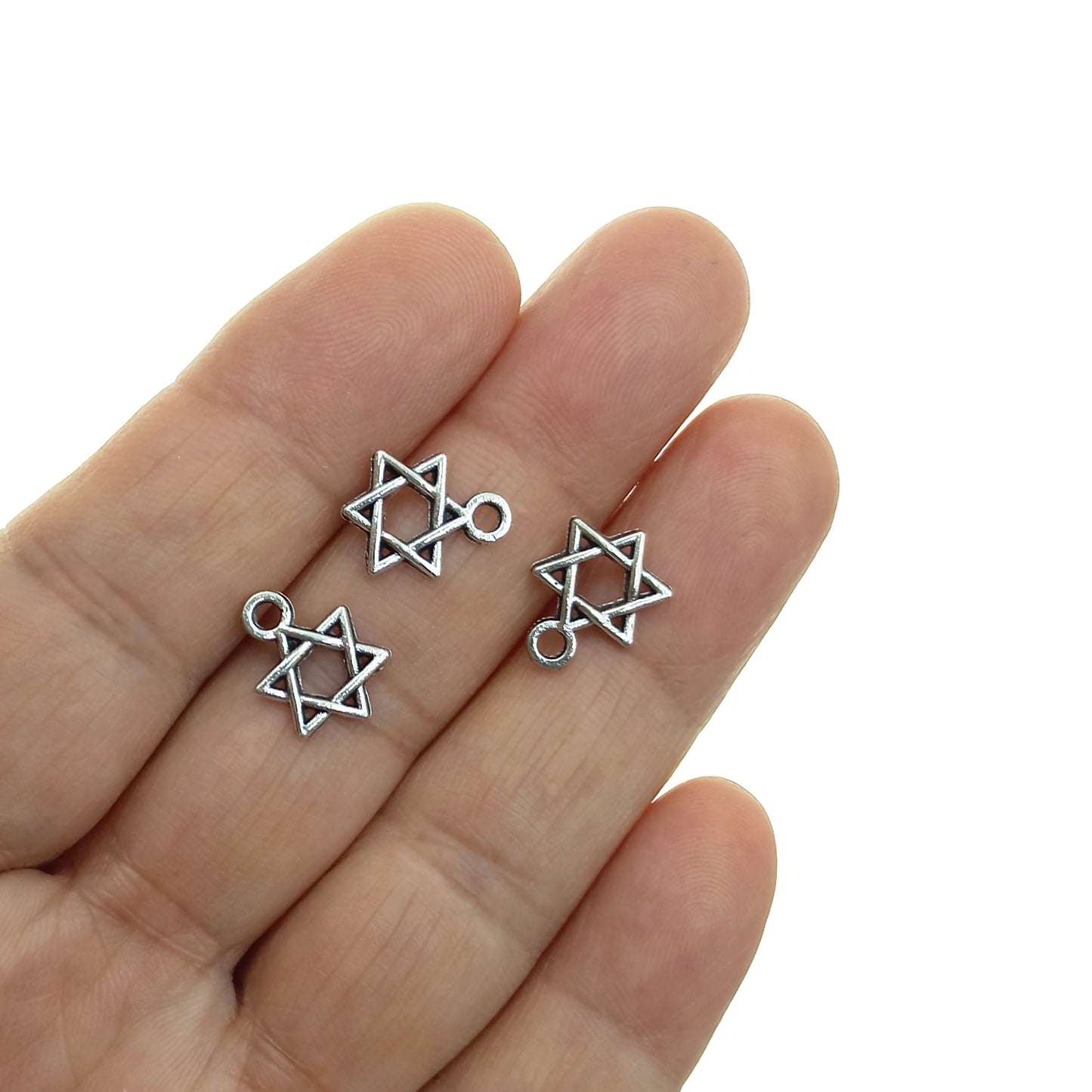 Dije Estrella de David Chico 13.8x10mm - Bisuteria