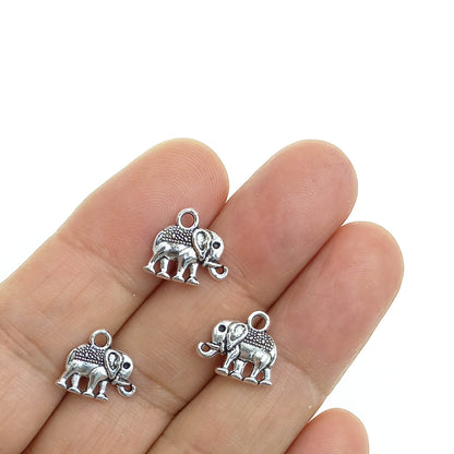 Dije Chico Elefante 12x13mm - Bisuteria