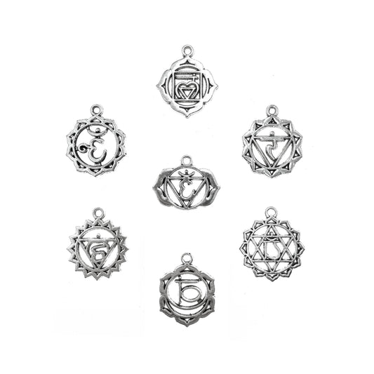 Dije Chico Colgante Set de 7 Chakras