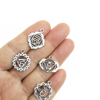 Dije Chico Colgante Set de 7 Chakras