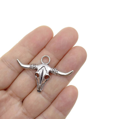 Dije Calavera Vaca 30x45mm por Unidad