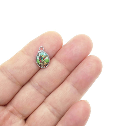 Dije Pequeño Arcángel San Miguel 14x10mm