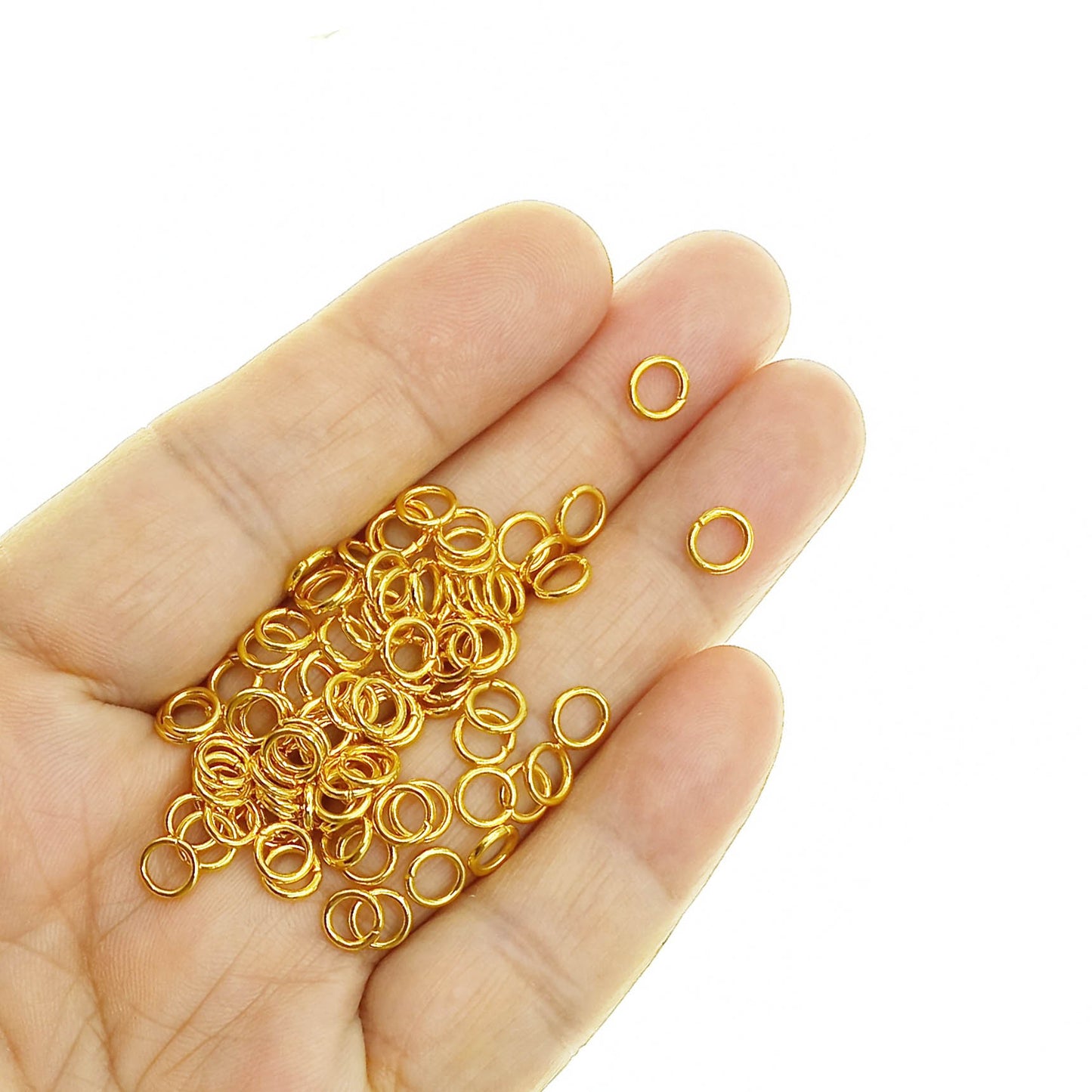 Argolla de Unión 6mm Color Dorado A