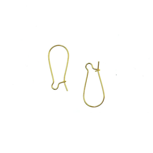 Ganchos Langosta de aros Dorado A 24mm