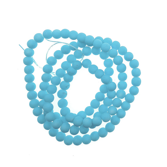 Tira Perla Engomado Celeste 8mm 110uds aprox