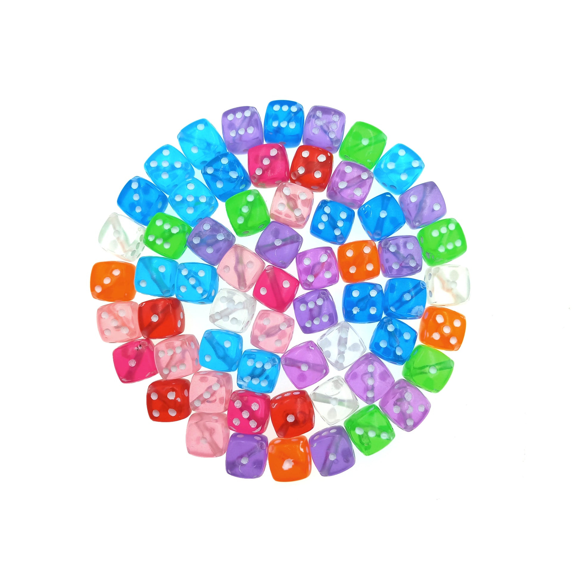 cuentas separadores dado bisuteria colores chile