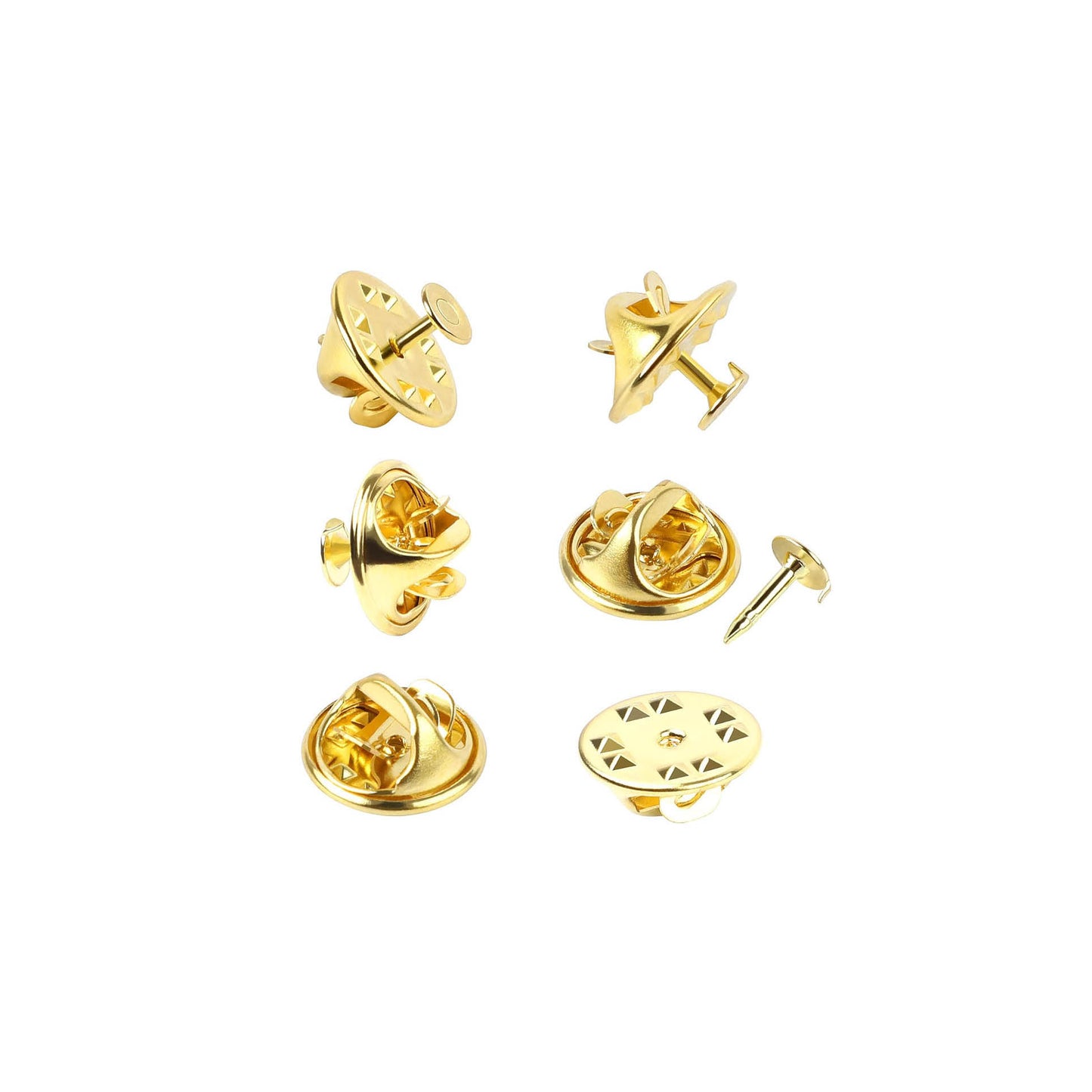 broche pin dorado redondo pines prendedor