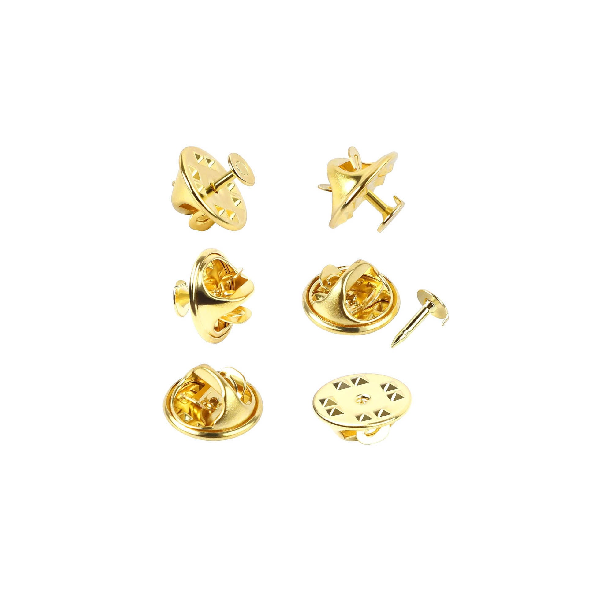 broche pin dorado redondo pines prendedor
