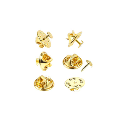 broche pin dorado redondo pines prendedor