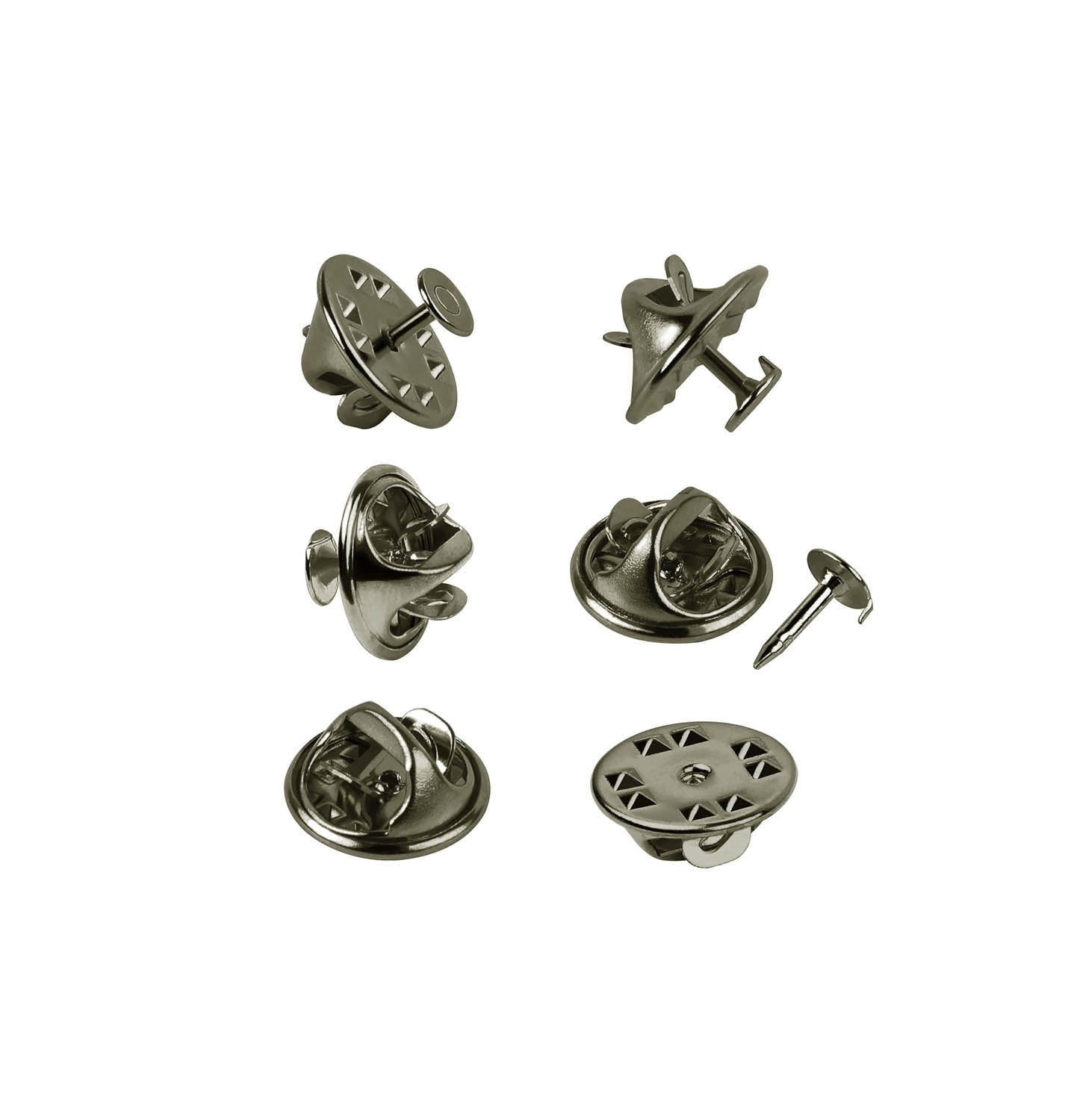 broche pin Plateado oscuro prendedor