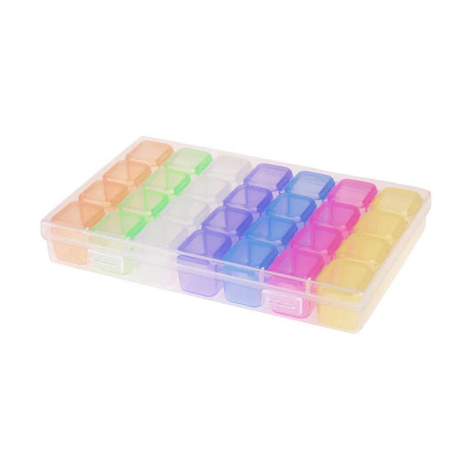 Caja 28 Compartimientos 10 x 17 cms Surtido