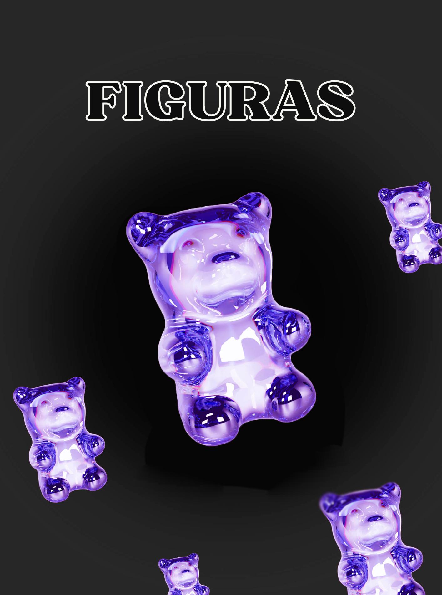 Cuentas Figuras Osito Bisuteria