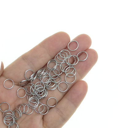 Argolla de Unión 10mm Color Niquelado