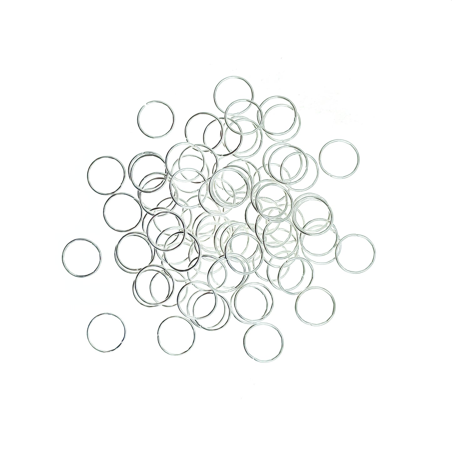 Argolla de Unión 12mm Color Plateado