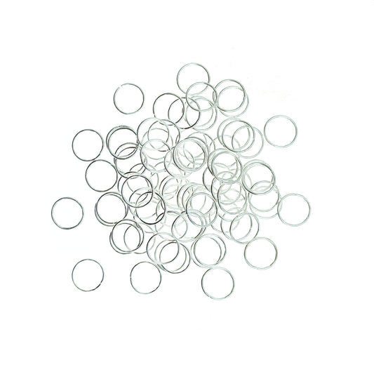 Argolla de Unión 12mm Color Plateado