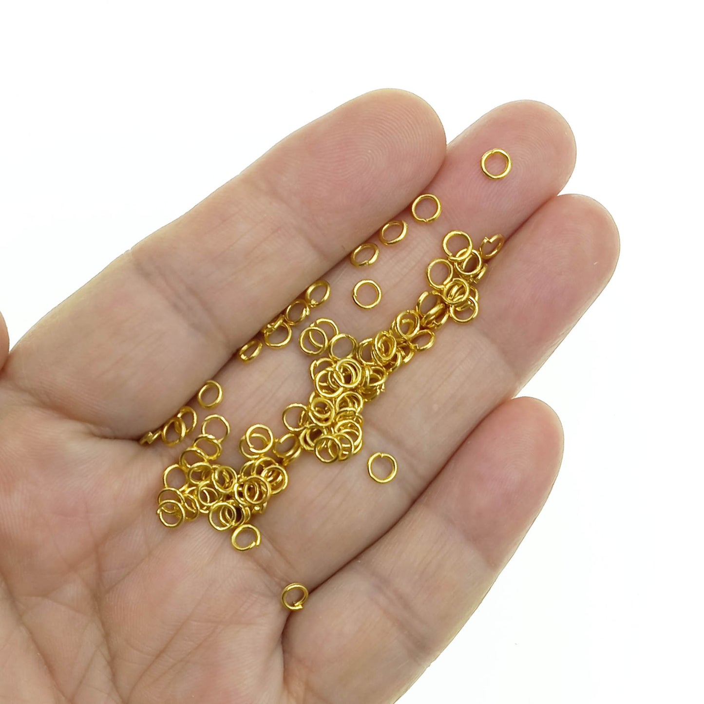 Argolla de Unión 4mm Color Dorado A