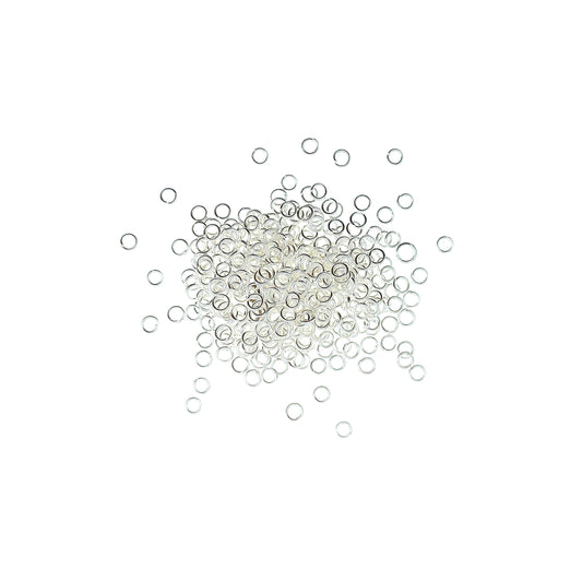 Argolla de Unión 4mm Color Plateado