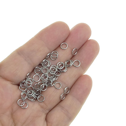 Argolla de Unión 6mm Color Niquelado