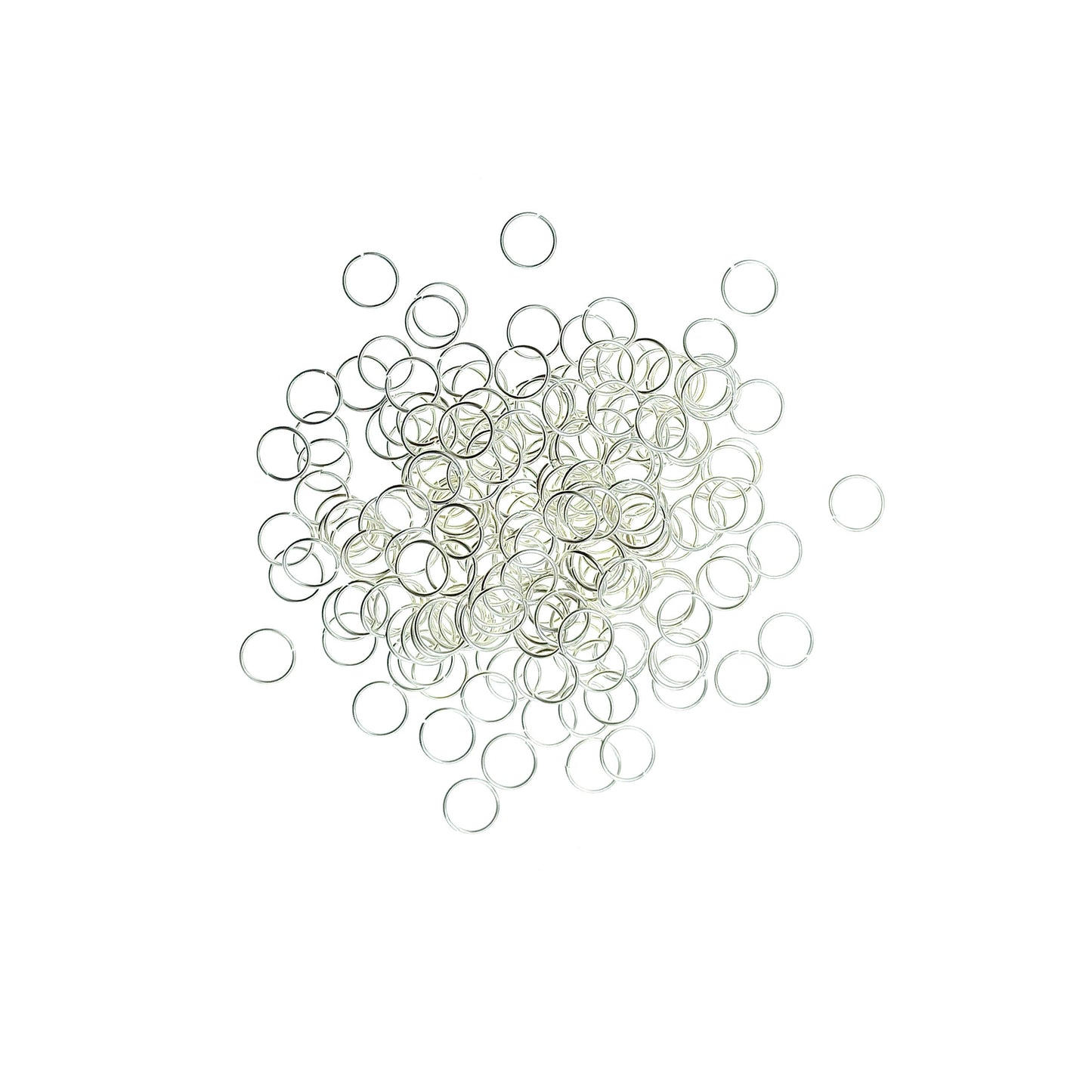 Argolla de Unión 7mm Color Plateado