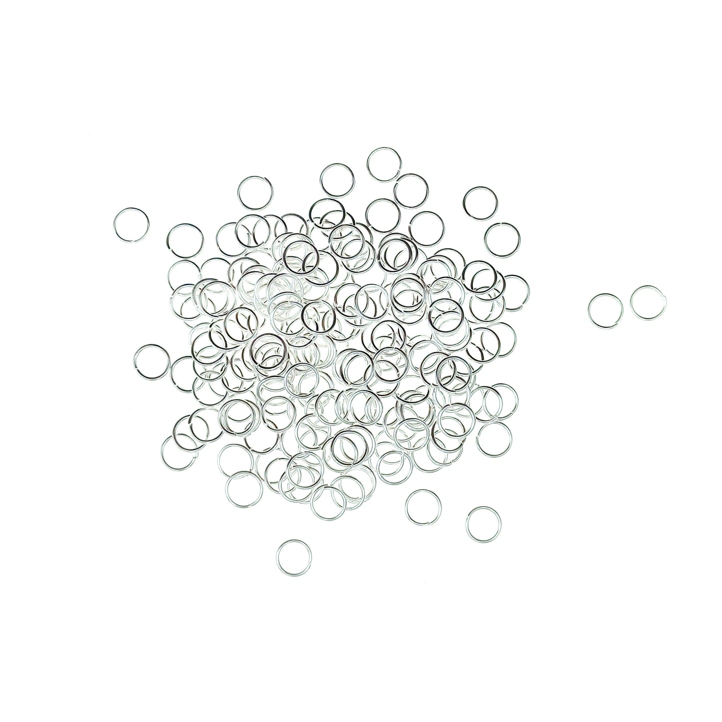 Argolla de Unión 7mm Color Plateado