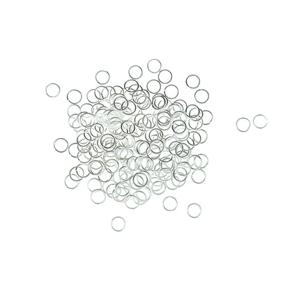 Argolla de Unión 7mm Color Plateado