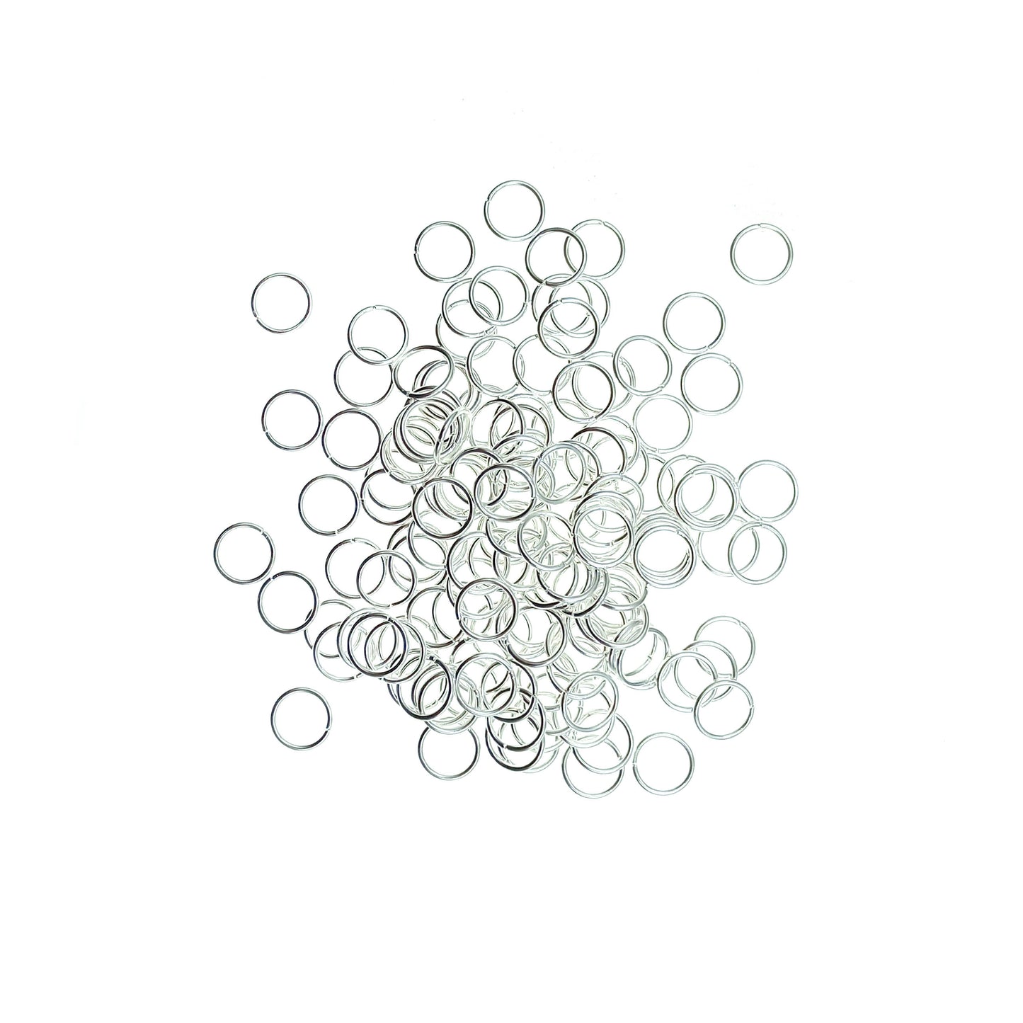 Argolla de Unión 8mm Color Plateado