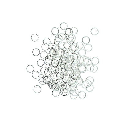 Argolla de Unión 8mm Color Plateado