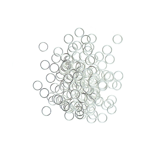 Argolla de Unión 8mm Color Plateado