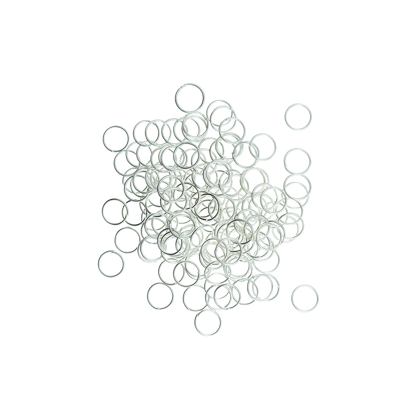 Argolla de Unión 9mm Color Plateado