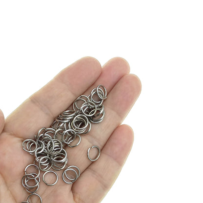 Argolla de Unión 9mm Color Niquelado