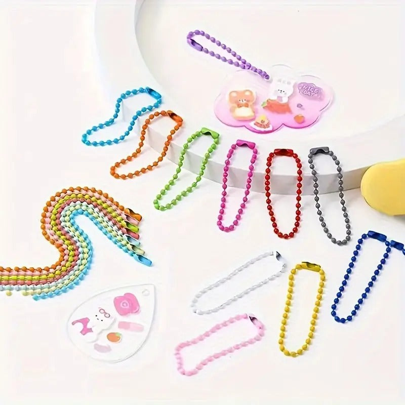 Cadena Bolas Negro - Bisuteria