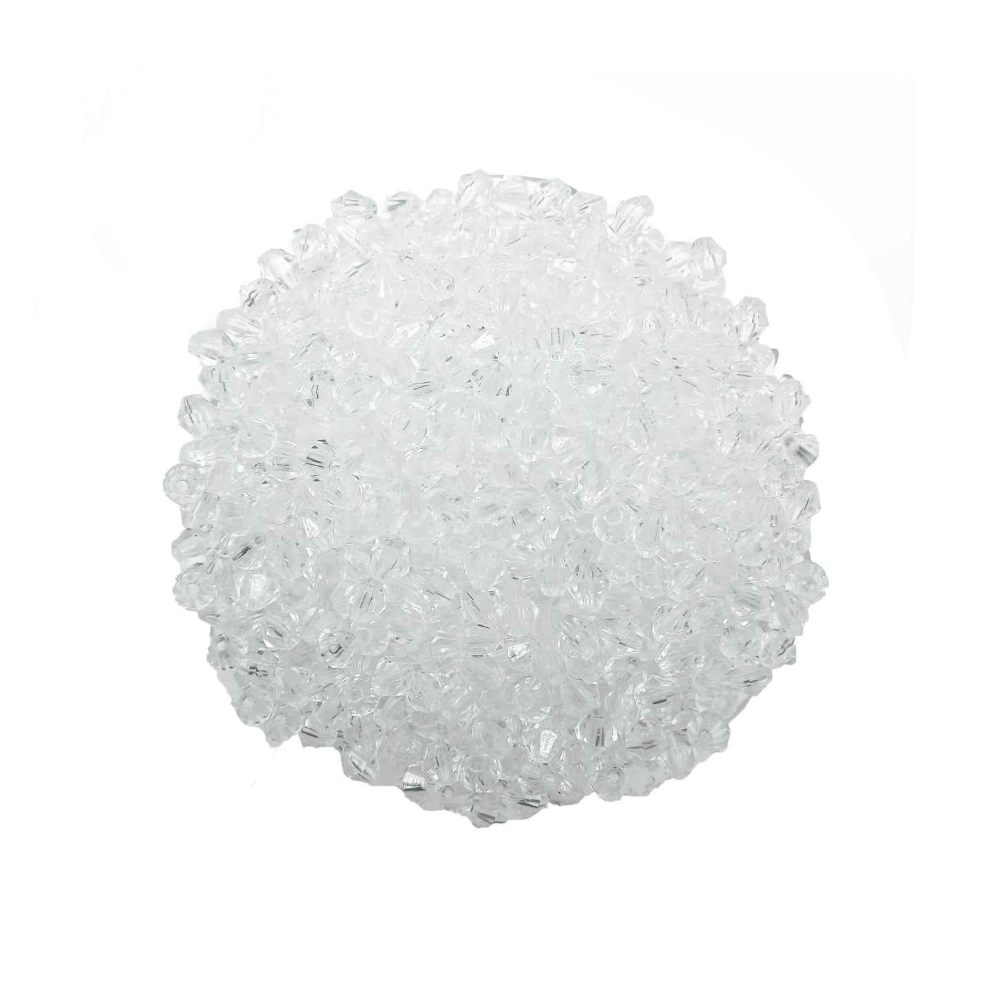 cuentas bicono transparente