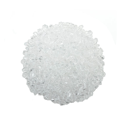 cuentas bicono transparente