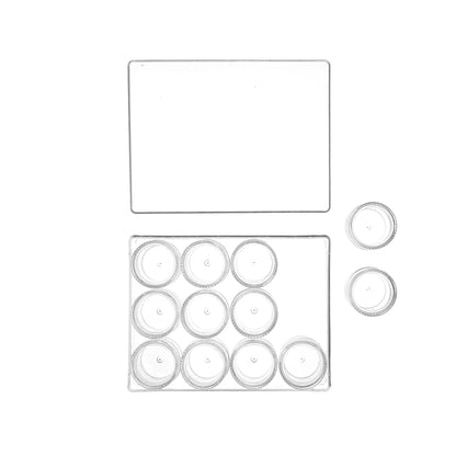 caja 12 frascos abierto